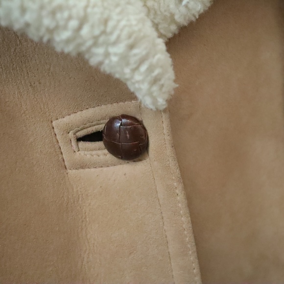 Vintage Penny Lane style Warm Afghan Coat / Eddie Bauer Women's S-M - Picture 6 of 10